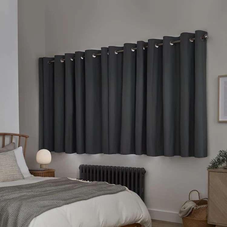 پرده پانچ تیکو دکو مدل بلک اوت ضد نور 75 درصد سه لایه کد insulator  سایز 180x135 سانتی‌متر