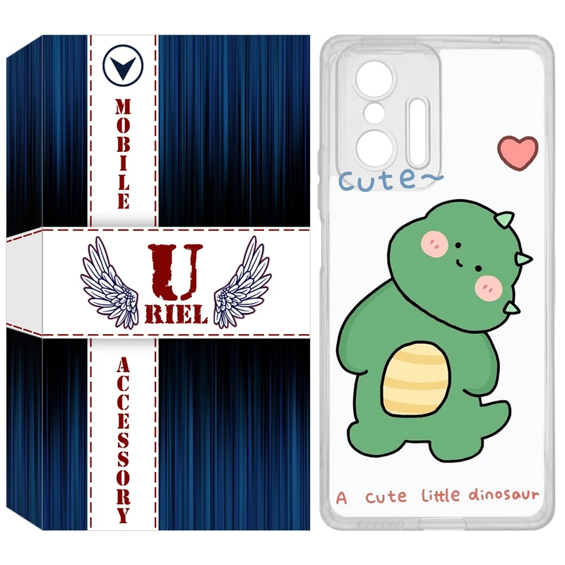 کاور یوریل مدل Clear کد 3 طرح دایناسور مناسب برای گوشی موبایل شیائومی 11T / 11T Pro