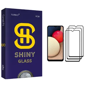 Atouchbo Shiny Glass Screen Protector For Samsung Galaxy A02s Pack Of 3