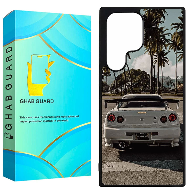 کاور قاب گارد طرح ماشین مدل GCHPS22U مناسب برای گوشی موبایل سامسونگ Galaxy S22 Ultra 5G