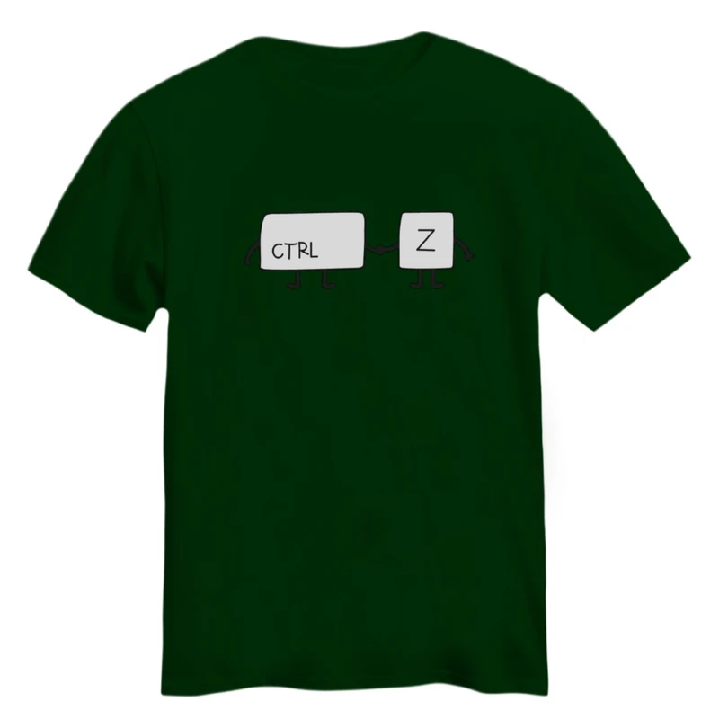 تی شرت آستین کوتاه زنانه مدل ctrl z