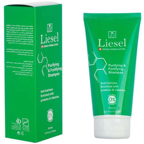 شامپو ضد ریزش مو لایسل مدل Purifying حجم 200 میلی لیتر بسته 2 عددی