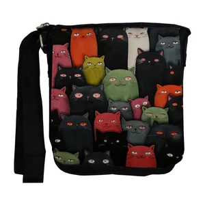 کیف رودوشی طرح گربه کد kidb98