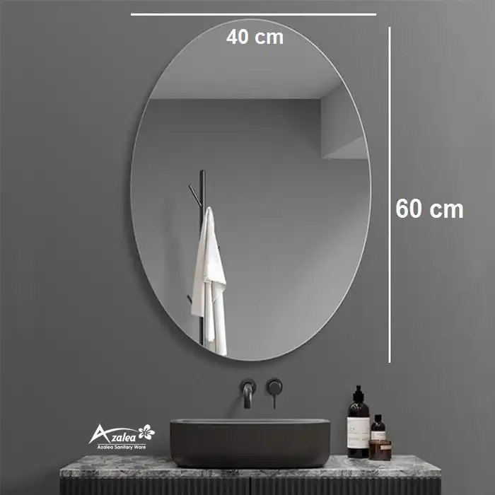 آینه سرویس بهداشتی آزالیا مدل بیضی T4060
