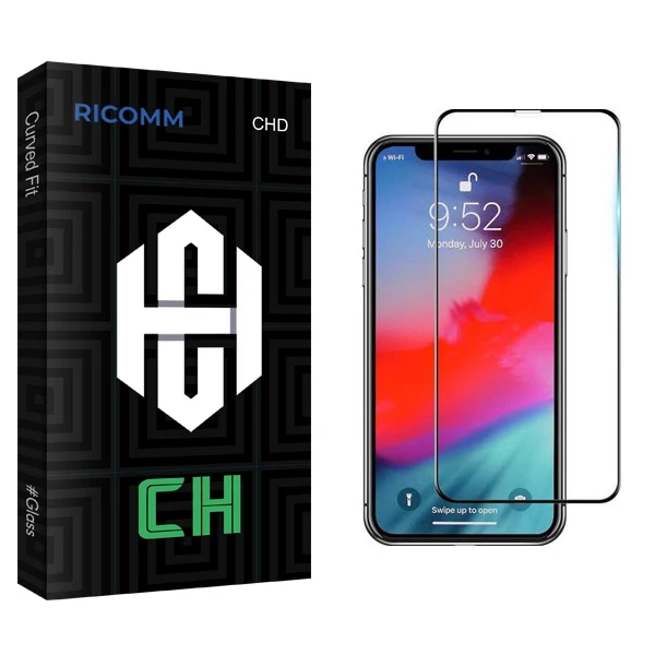 محافظ صفحه نمایش ریکام مدل CH glass مناسب برای گوشی موبایل اپل iphone xr