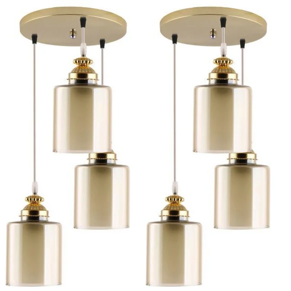 لوستر سه شعله مدل رز کد bl4571 مجموعه دو عددی