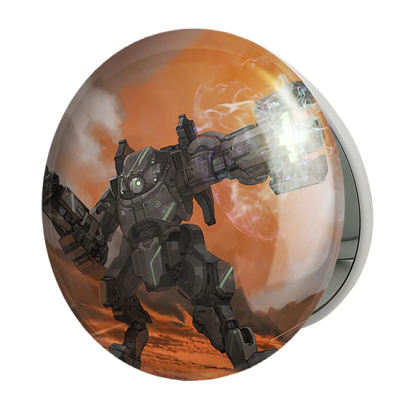 آینه جیبی خندالو طرح بازی تایتان فال (Titanfall) مدل تاشو کد 32588
