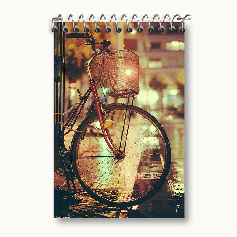 دفتر یادداشت 50 برگ خندالو مدل دوچرخه کد F1248