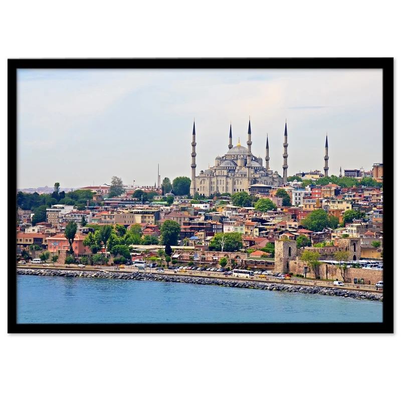 تابلو نوری بکلیت طرح منظره شهری استانبول مدل B-S1212