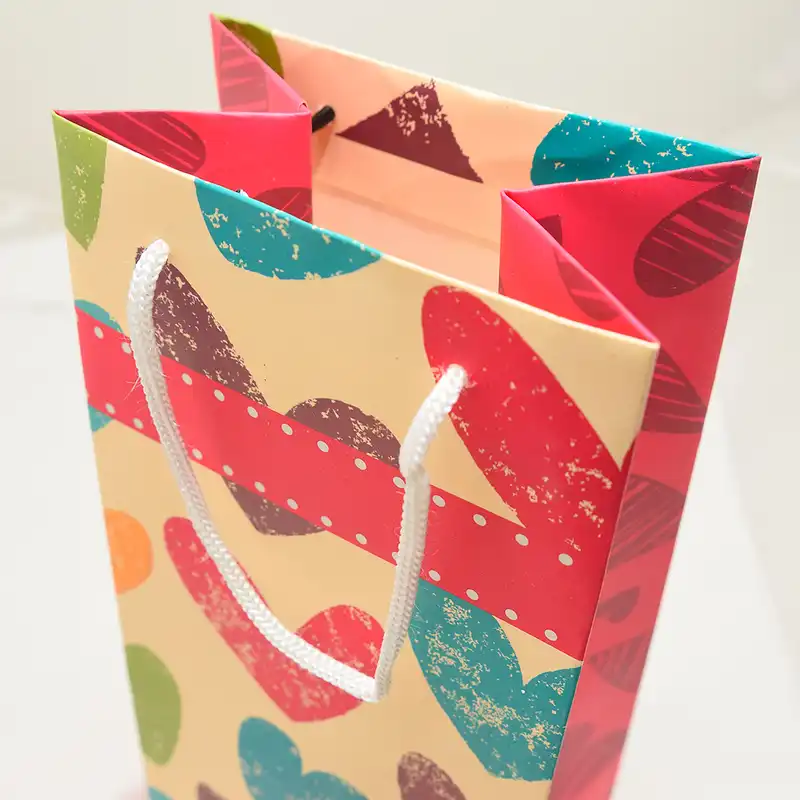 ساک هدیه مدل قلب آبرنگی