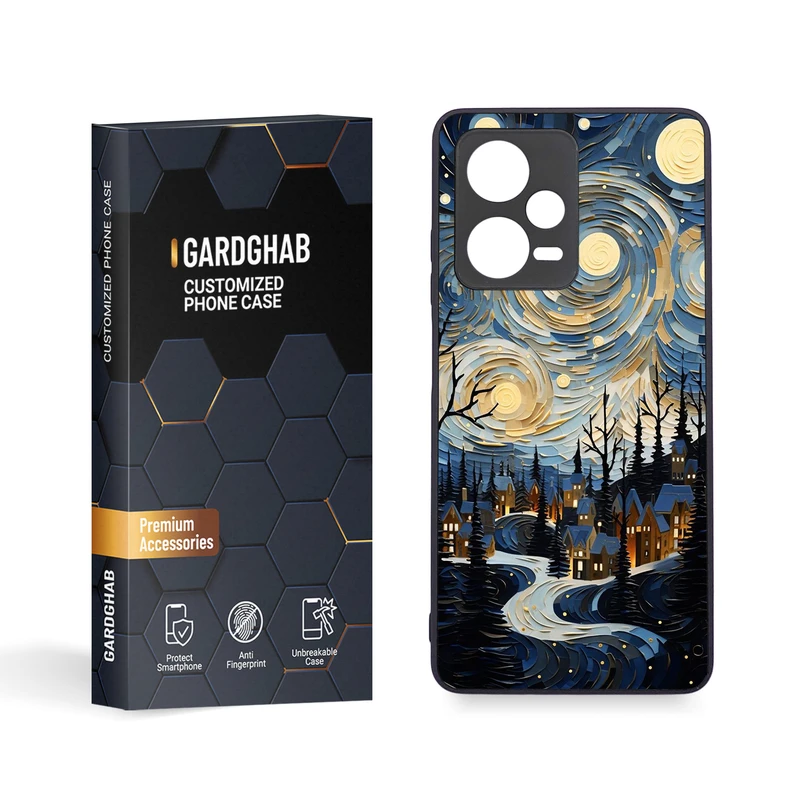 کاور گارد قاب مدل منظره  مناسب برای گوشی موبایل شیائومی Redmi Note 12 Pro Plus 5G