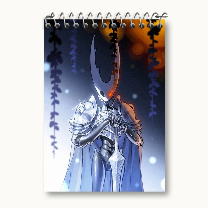 دفتر یادداشت 50 برگ خندالو مدل بازی هالو نایت (Hollow Knight) کد 32962