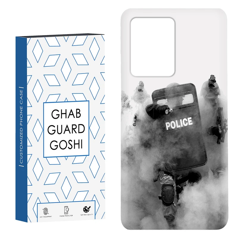کاور قاب گارد گوشی طرح police کد Dimo-136 مناسب برای گوشی موبایل شیائومی Redmi Note 12 Pro Plus 5G 