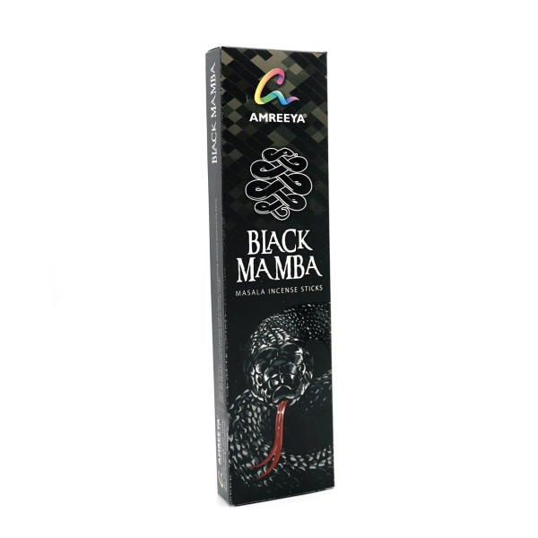 عود آمریا مدل NATURAL DHOOP BLACK MAMBA