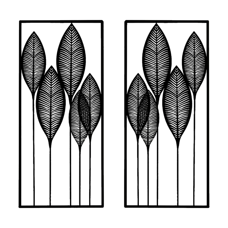 دیوارکوب مدل برگ کد DM-0002 بسته 2 عددی