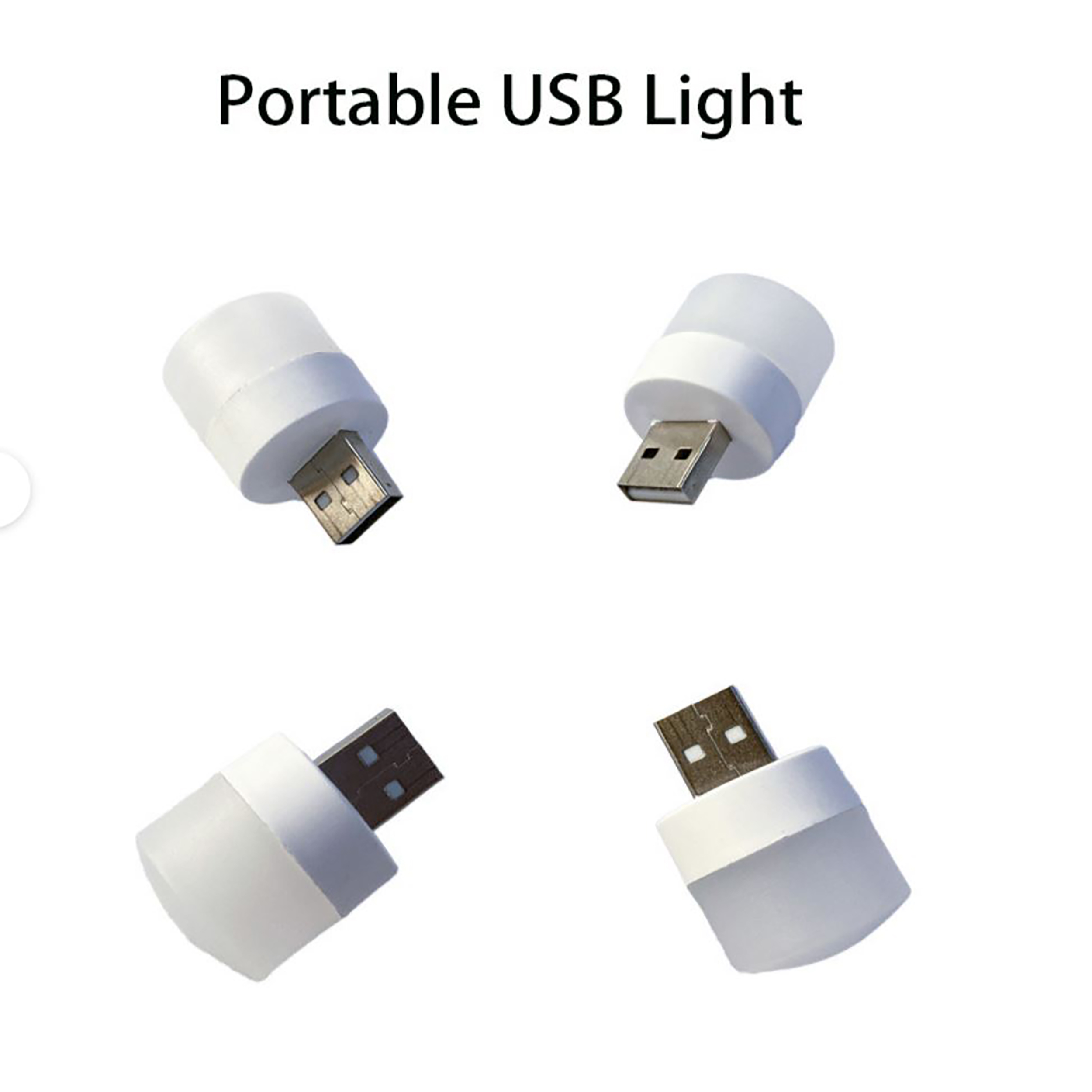 چراغ قوه مدل USB LED LIGHT بسته دوعددی