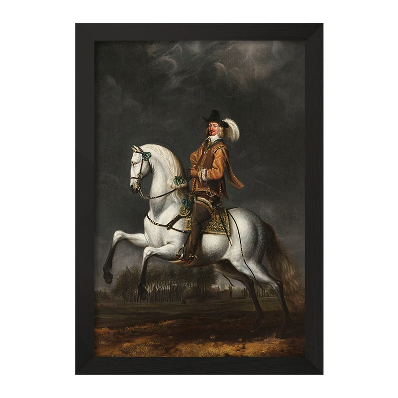 تابلو خندالو مدل پرتره یوهان ولفرت ون بریدرود اثر یان ون روسوم کد F12253