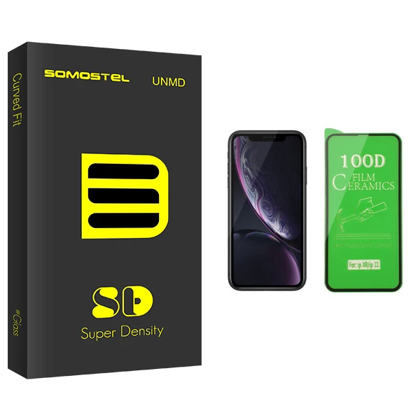 محافظ صفحه نمایش سرامیکی سوماستل مدل SD Glass مناسب برای گوشی موبایل اپل iPhone XR
