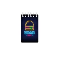 دفترچه یادداشت 50 برگ مدل همبرگر کد s526