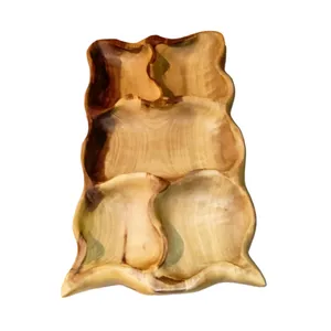 سینی چوبی مدل دفرمه کد sa123 