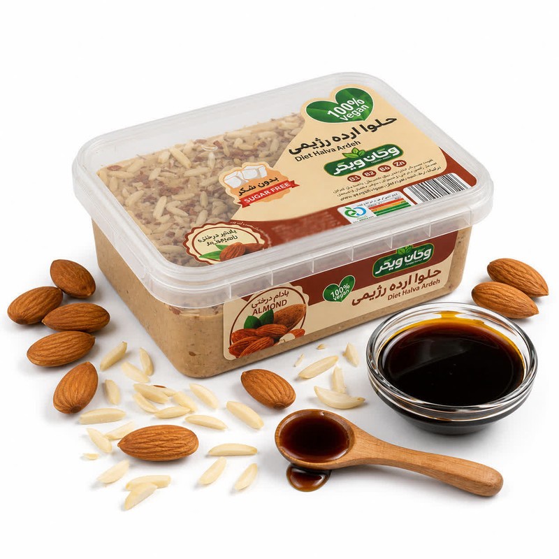 حلوا ارده بادام درختی وگان ویگر - 300 گرم