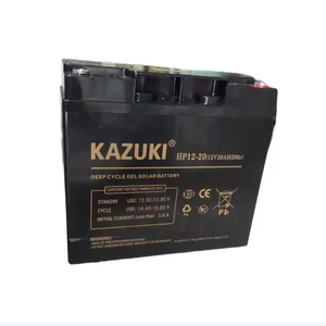 باتری موتورسیکلت برقی 12 ولت 20 آمپر کازوکی مدل 12v20ah
