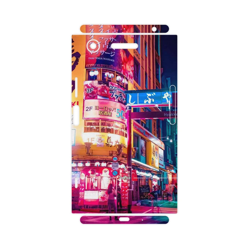 برچسب پوششی ماهوت مدل Tokyo City-FullSkin مناسب برای گوشی موبایل سونی Xperia XZ1