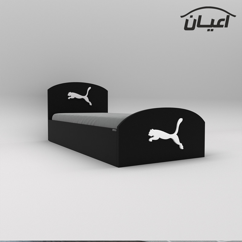 تخت خواب یک نفره اعیان مدل FH459 طرح اسپرت سایز 200×90 سانتی متر