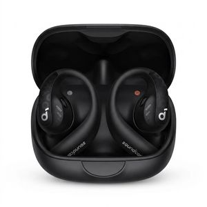 هدفون بلوتوثی انکر مدل AeroFit Pro با طراحی باز، نویز کنسلینگ فعال (ANC)، شارژ باسیم USB Type-C مناسب ورزش