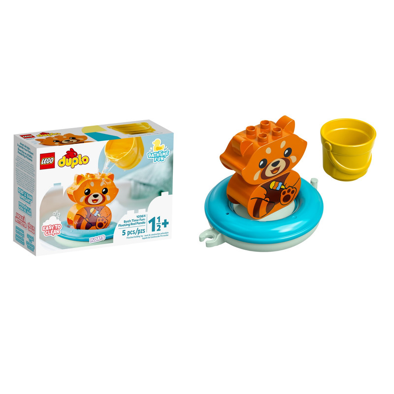 لگو طرح Duplo مدل Bath Time Fun: Floating Red Panda کد 10964
