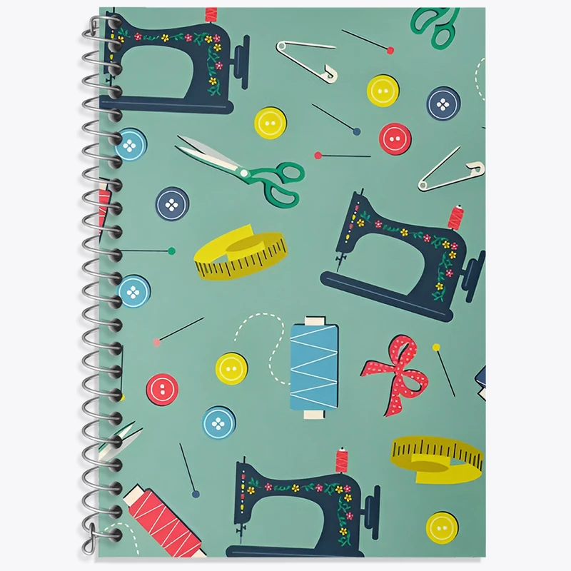 دفتر لغت 50 برگ خندالو طرح خیاطی کد N2028