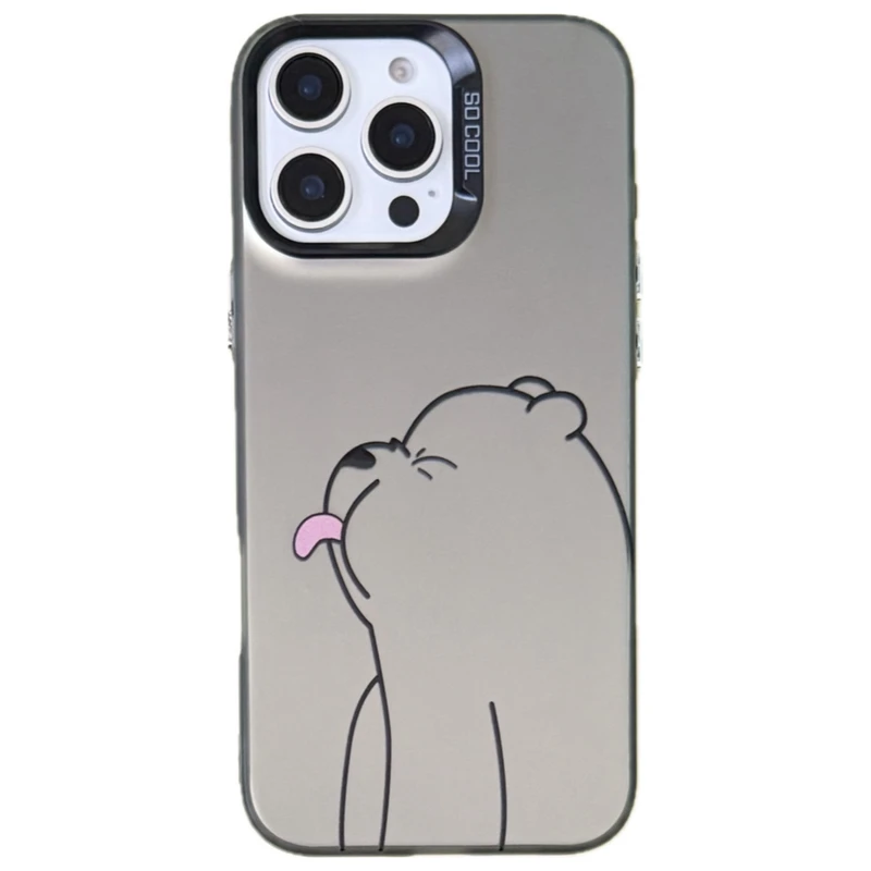 کاور مدل so cool طرح خرس بامزه مناسب برای گوشی موبایل اپل iphone 16 promax