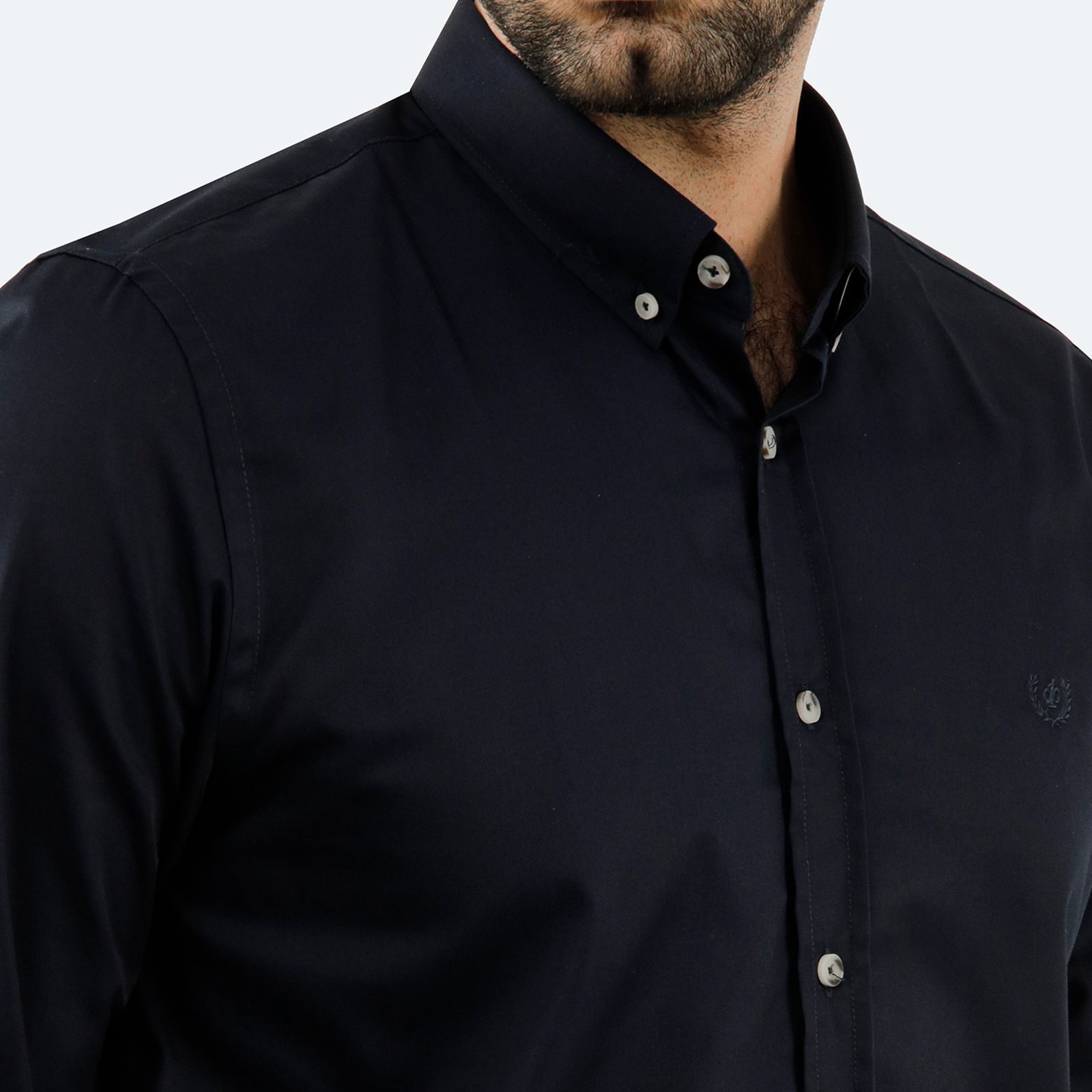 پیراهن آستین بلند مردانه پاتن جامه مدل 102721020259539 رنگ سورمه ای -  - 5