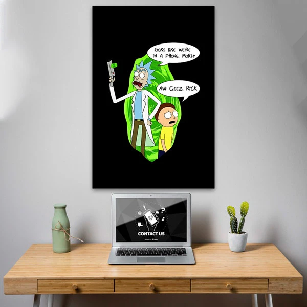 تابلو شاسی آتریسا مدل  انیمیشن Rick and Morty
