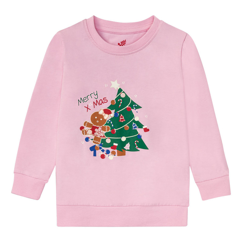 تی شرت آستین بلند دخترانه لوپیلو مدل MERRY X MAS