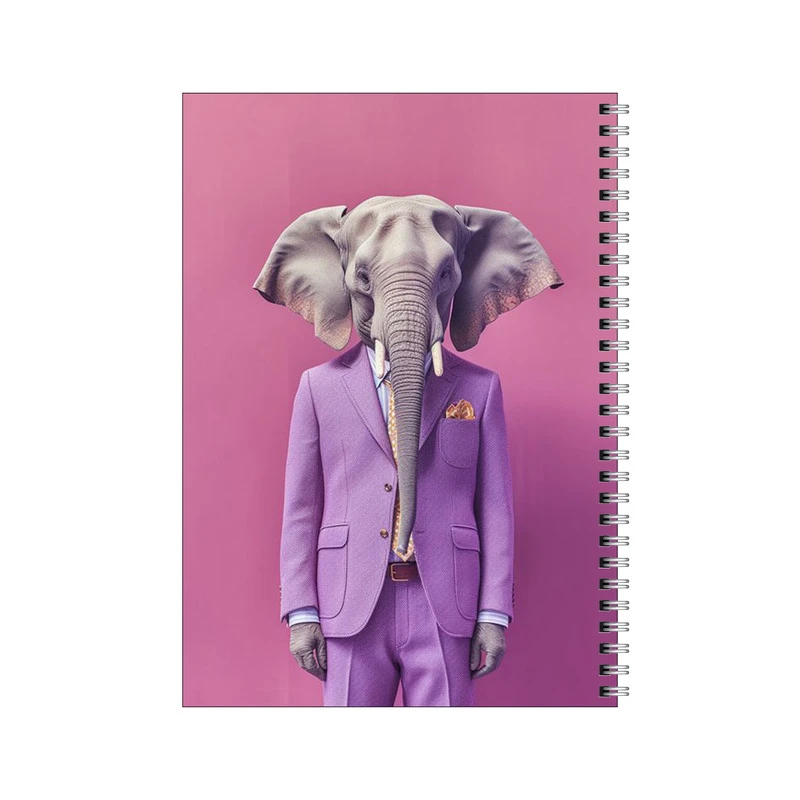 دفتر مشق 50 برگ بامبیلیپ طرح فیل شیک پوش کد 7837953