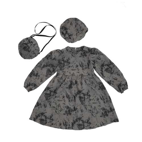 ست 3 تکه لباس دخترانه مدل مخمل کبریتی