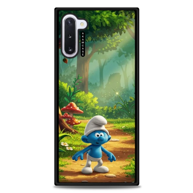 کاور آکام مدل AMC-WSGN10-SMURFS-7 مناسب برای گوشی موبایل سامسونگ Galaxy Note 10