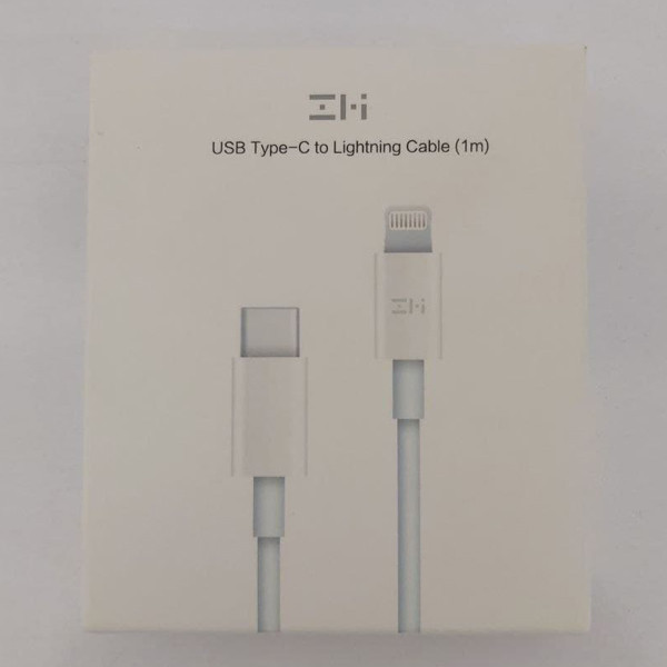 کابل تبدیل USB-C به لایتنینگ زد ام آی مدل AL870 طول 1 متر