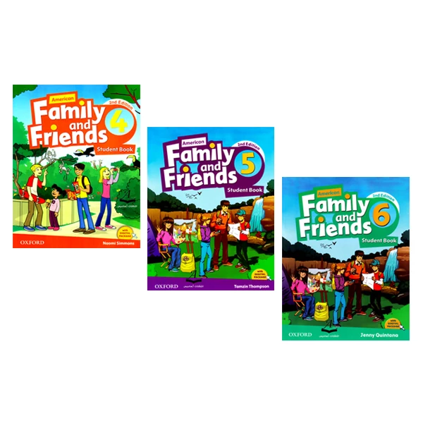 کتاب Family and Friends Second Edition اثر جمعی از نویسندگان انتشارات آرماندیس جلد 4 تا 6