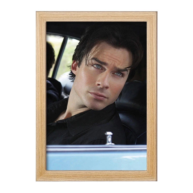 تابلو خندالو مدل دیمون سالواتوره خاطرات یک خون آشام  The Vampire Diaries  کد 23695