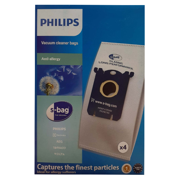 کیسه جاروبرقی کد 081 بسته 4 عددی مناسب برای جاروبرقی فیلیپس و الکترولوکس و آاگ