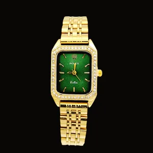 ساعت مچی عقربه ای زنانه مدل کلاسیک دور نگین 