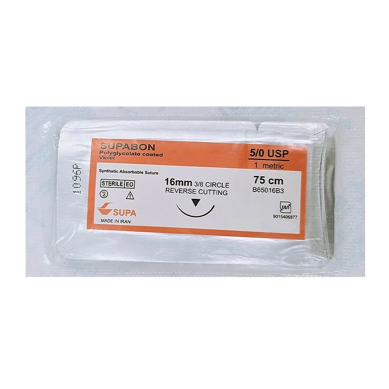 نخ بخیه سوپا مدل ریورس کات 5/0 سوپابن بسته 12 عددی