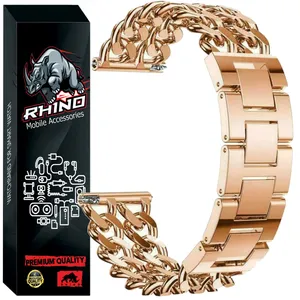 بند راینو مدل کارتیر دو ردیف مناسب برای ساعت هوشمند گلوریمی GX SPORT / GX Race 22MM