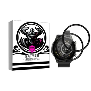 محافظ صفحه نمایش ساتیان مدل PMMA مناسب برای ساعت هوشمند سامسونگ Galaxy Watch4 Classic 40mm بسته دوعددی