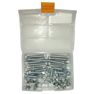 پیچ و مهره و واشر مدل MTSN-Size8-90 مجموعه 90 عددی