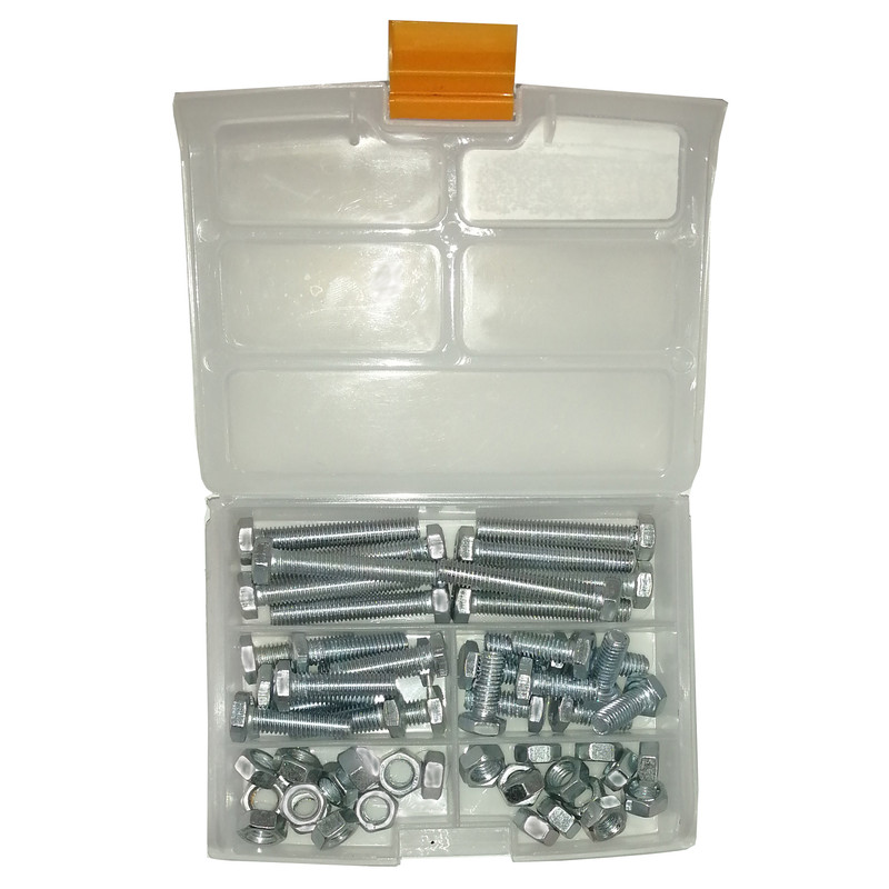 پیچ و مهره و واشر مدل MTSN-Size8-90 مجموعه 90 عددی
