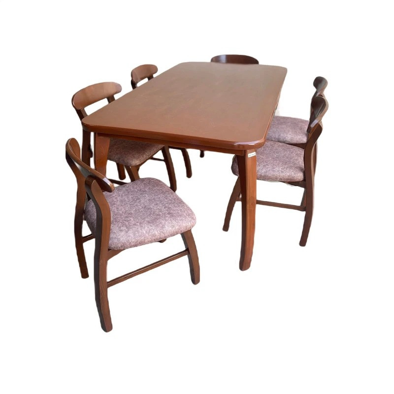 میز و صندلی ناهارخوری 6 نفره مدل kh06bogati