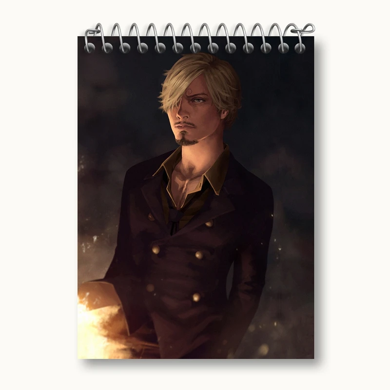 دفتر یادداشت 50 برگ خندالو مدل سانجی انیمه وان پیس One Piece کد 17242